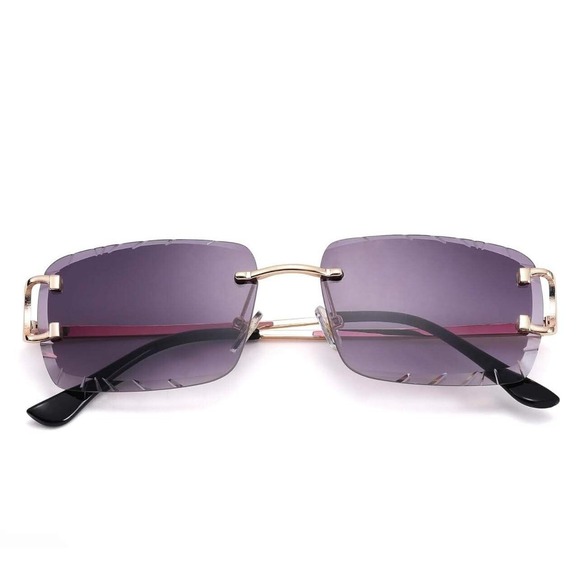 Fashion Square Black Lens Luxury Wear Shades Hip Hop New Sunglasses Women Ladys - Picture 4 of 10